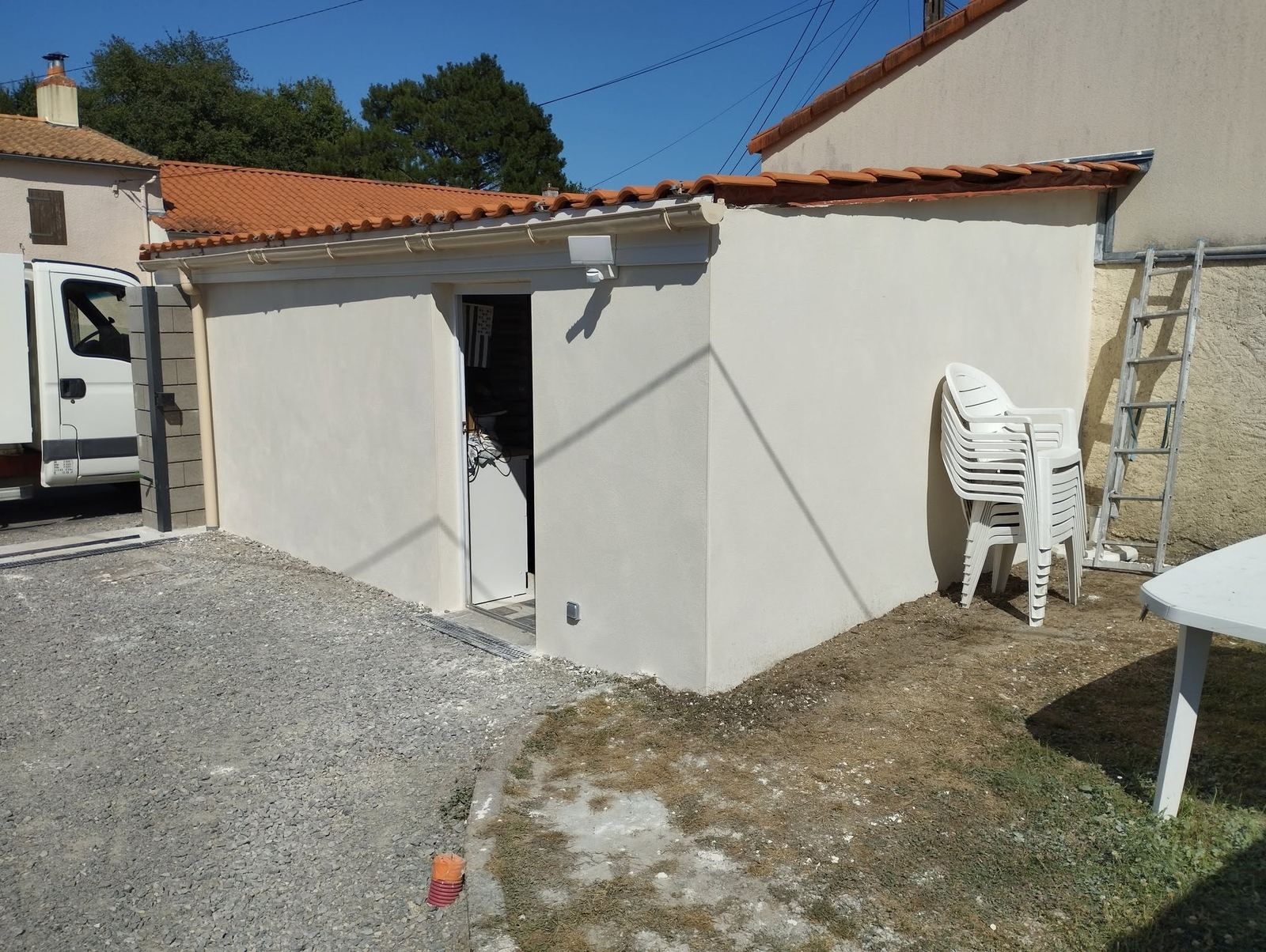 Extension enduite - DLB Maconnerie
